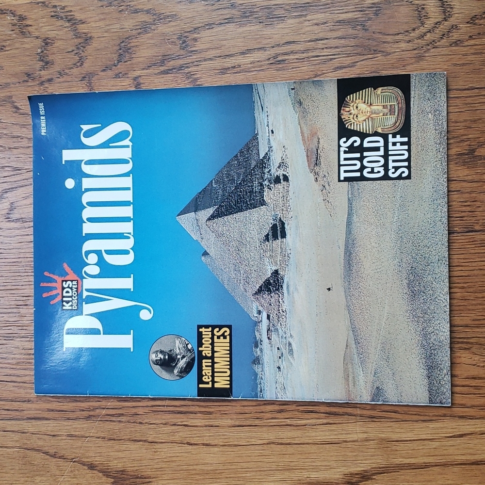 Vintage Kids Discover Magazine Pyramids Premier Issue